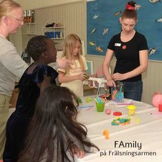 FAmily på Frälsningsarmén