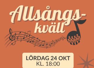 Allsångskväll 24 oktober